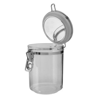 Gozo Jar With Silver Lid 800 Ml