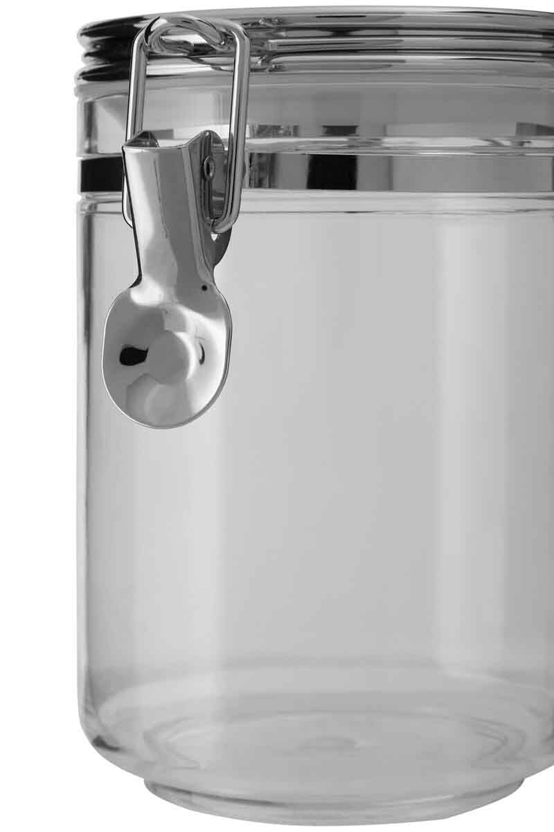 Gozo Jar With Silver Lid 800 ml