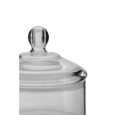 Gozo Transparent Round Jar 600 Ml