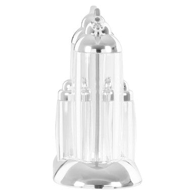 Gozo Silver 4 Piece Condiment Set