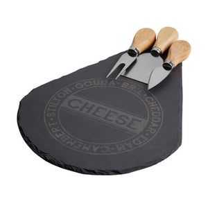 4 Piece Cheese Board and Knives Set | Carter