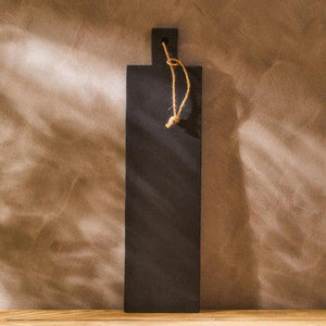 Large Slate Paddle Chopping and Serving Board | Preto