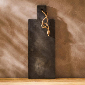Large Rectangular Paddle Chopping and Serving Board | Preto