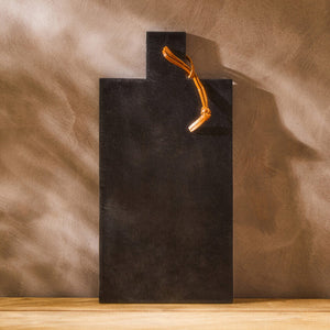 Medium Slate Paddle Chopping and Serving Board | Preto
