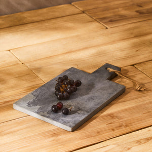 Extra Small Slate Paddle Chopping and Serving Board | Preto