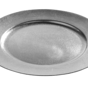 Silver Finish Charger Plate | Dia