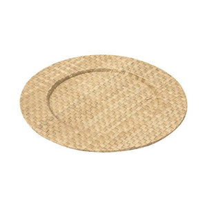 Pandanus Light Natural Charger Plate