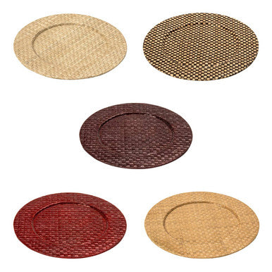Pandanus Light Natural Charger Plate