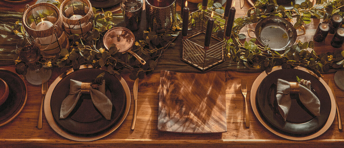 Set Of Four Brass Finish Napkin Rings