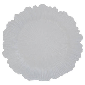 Dia White Finish Reef Charger Plate