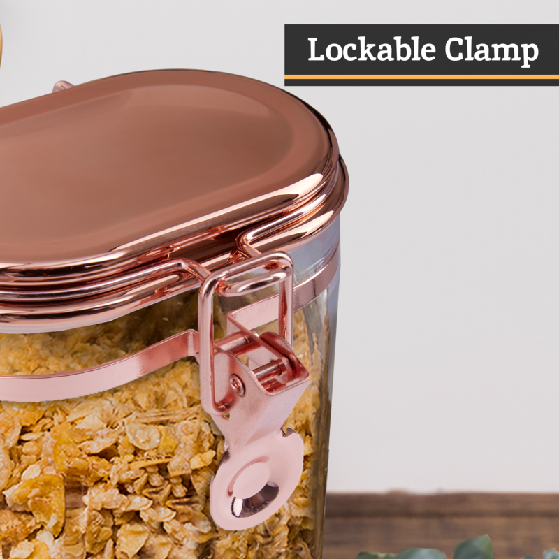 Gozo Jar With Copper Lid 750 Ml