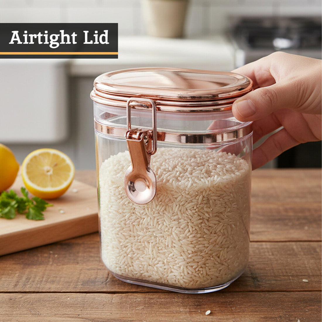 Gozo Jar With Copper Lid 500 Ml