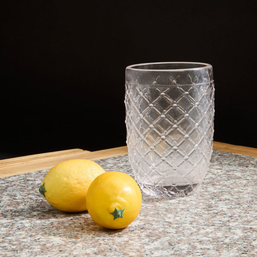 Knit Hi Ball 410ml Clear Glass