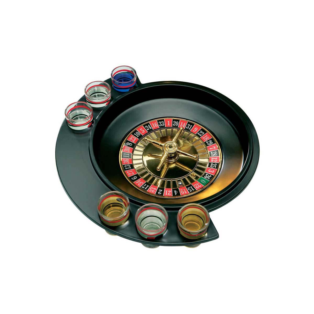 Roulette 6 Shot Glass Drinking Game