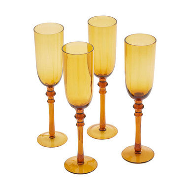 Set Of Four Tessa Champagne Glasses