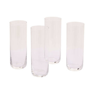 Ada Set of 4 Hi-Ball Crystal Glasses