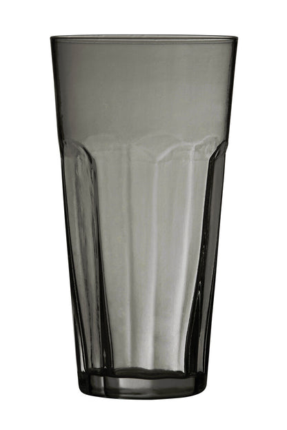 American Diner Grey Glass Tumbler