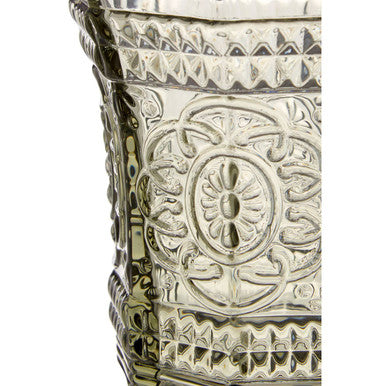 Baroque Smoked Glass Tumbler