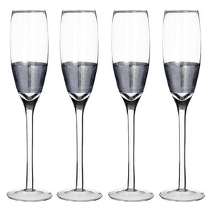 Set Of Four Apollo Champagne Glasses