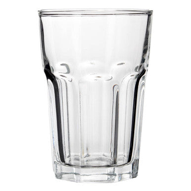 Euri Set Of 4 Luxor Clear Glass Tumblers   360Ml