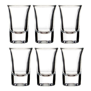 Euri Set Of 6 Clear Shot Glasses 35Ml