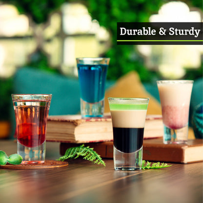 Euri Set Of 6 Clear Shot Glasses 35Ml