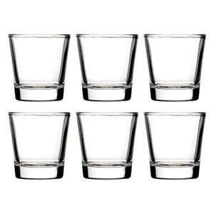 Euri Clear Shot Set Of 6 Glasses 50Ml