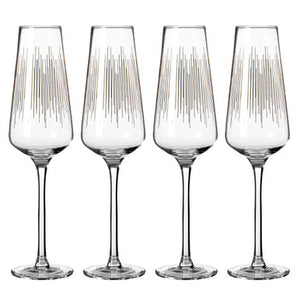 Jazz Champagne Glasses Set Of 4