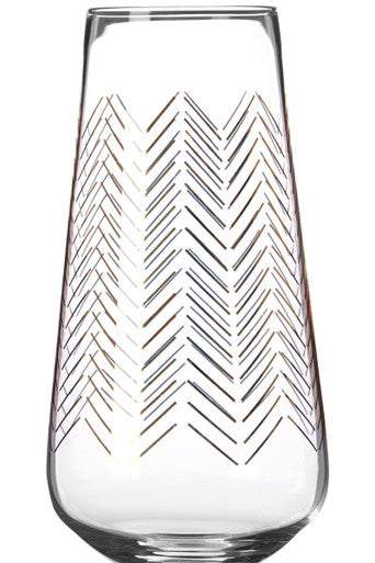 Set Of Four Jazz Champagne Glasses