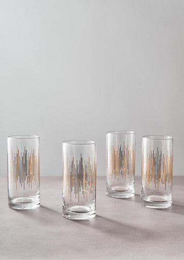 Jazz Highball Glasses Set Of 4