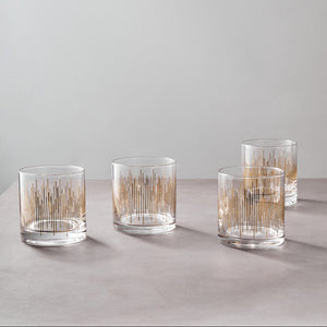 Jazz Glass Tumblers Set Of 4