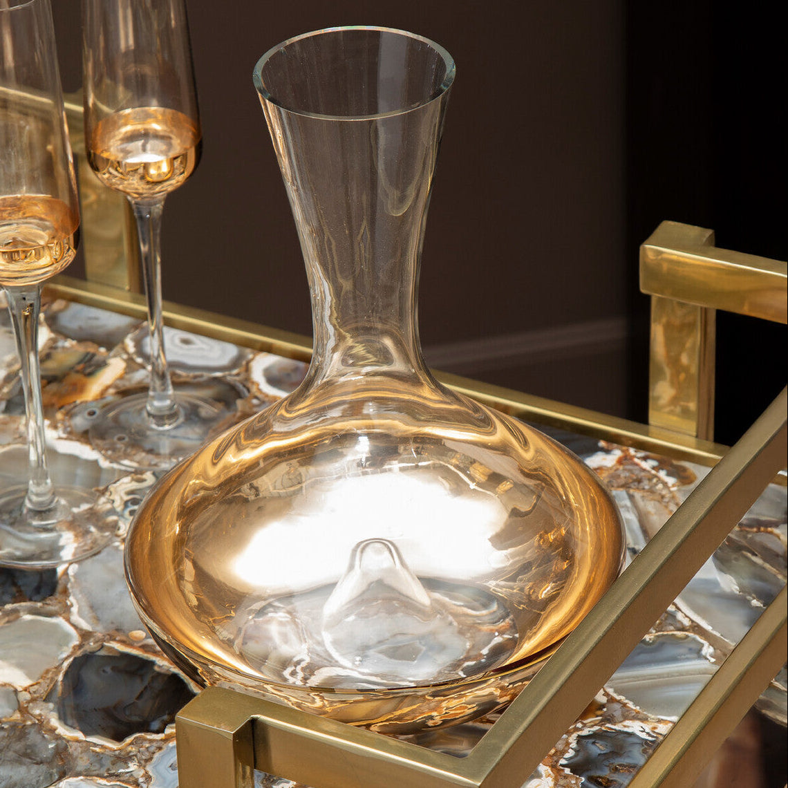 Crystal whisky decanters
