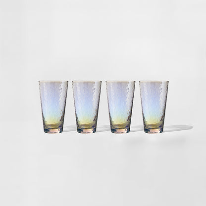 Aurora Set of 4 Lustre Hi Ball Glasses