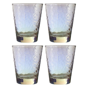 Aurora Set Of 4 Lustre Glass Tumblers