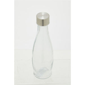 Dayla Clear Glass 550Ml Bottle With Metal Lid