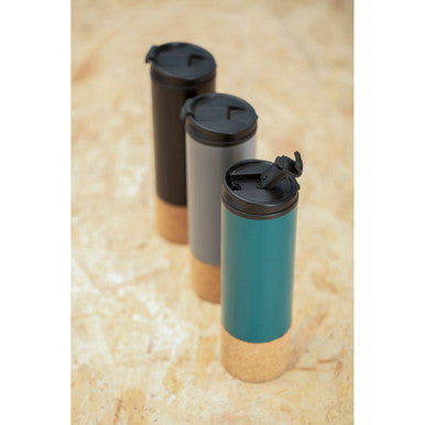 Mimo Black Double Wall Travel Mug