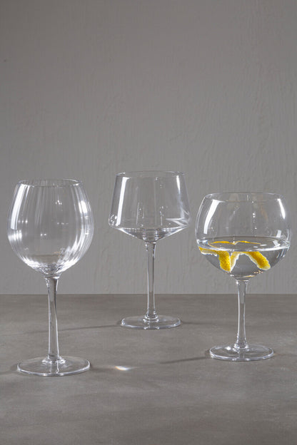 Mila Set Of 2 Clear Gin Glasses