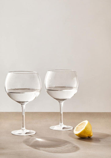 Mila Set Of 2 Clear Gin Glasses