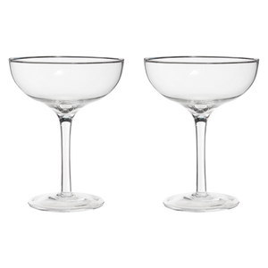 Mila Set Of 2 Cocktail Glasses 300Ml