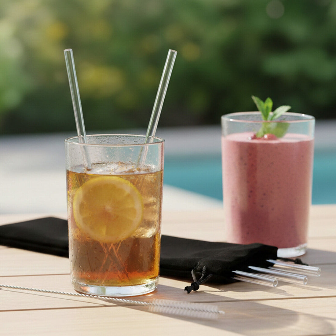 Mimo Set Of 10 Short Cocktail Straws