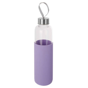 Mimo Glass Bottle With Purple Silicone Sleeve