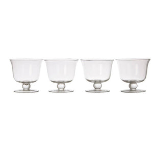 Set of 4 Glass Dessert Bowls | Molly