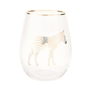 Gold Zebra Curved Tumbler | Nomi