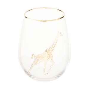 Nomi Gold Giraffe Curved Tumbler