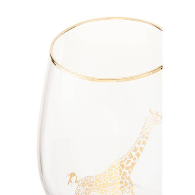 Nomi Gold Giraffe Curved Tumbler