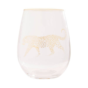 Gold Leopard Curved Tumbler | Nomi