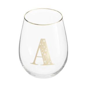 Letter A Curved Tumbler | Claro