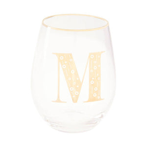 Letter M Curved Tumbler | Claro