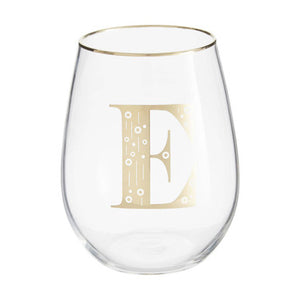Letter E  Curved Tumbler | Claro