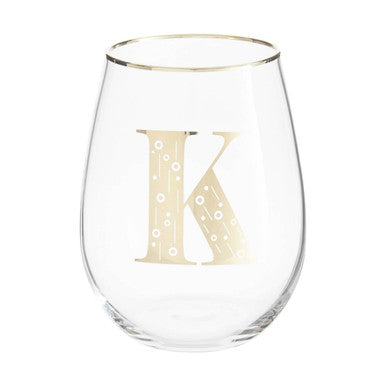 Claro Letter K Curved Tumbler